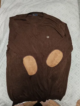 Jersey Fred Perry Hombre Marrón