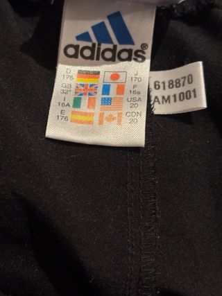 Pantalón Chándal Adidas Vintage Negro - Talla 176