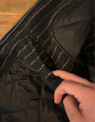 Chaqueta Nike x Stussy Lana Rayas Negra