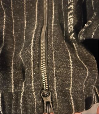 Chaqueta Nike x Stussy Lana Rayas Negra