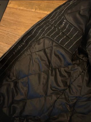 Chaqueta Nike x Stussy Lana Rayas Negra