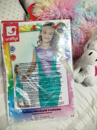 Disfraz infantil sirenita 7-9 años