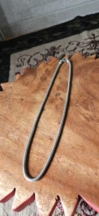 Collana snake in argento