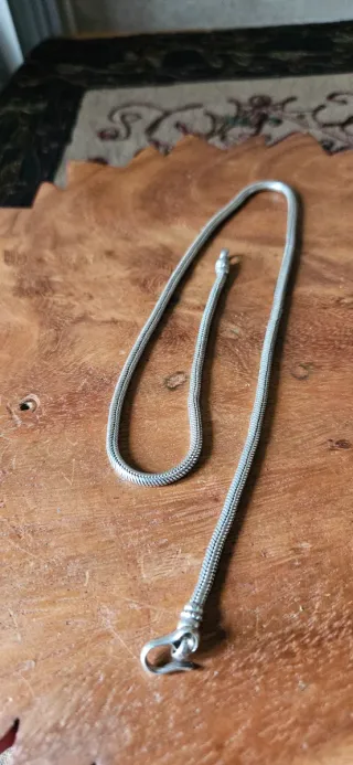 Collana snake in argento