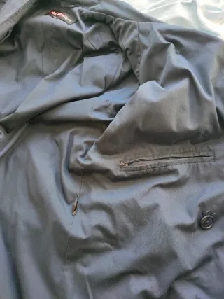 Trench YSL Vintage Azul