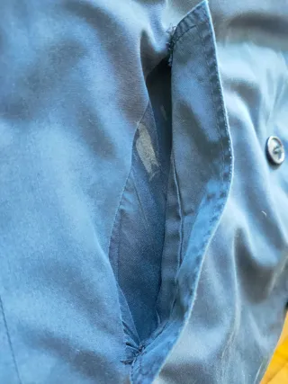 Trench YSL Vintage Azul