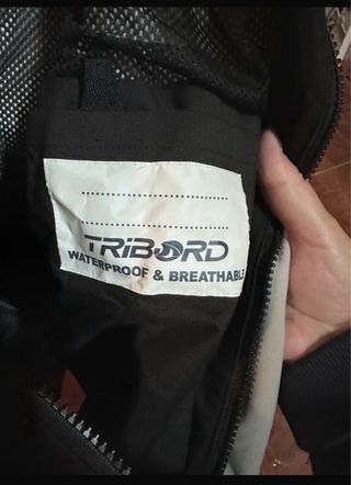 Chaqueta Tribord Negra Impermeable y Transpirable