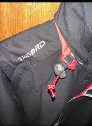 Chaqueta Tribord Negra Impermeable y Transpirable