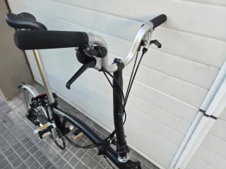 Bicicleta Plegable Brompton Negra