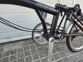 Bicicleta Plegable Brompton Negra