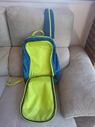 Paletero Babolat azul y amarillo