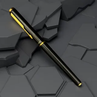 Bolígrafo Parker Negro y Dorado