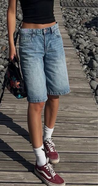 Vaqueros Baggy Bershka Talla 38