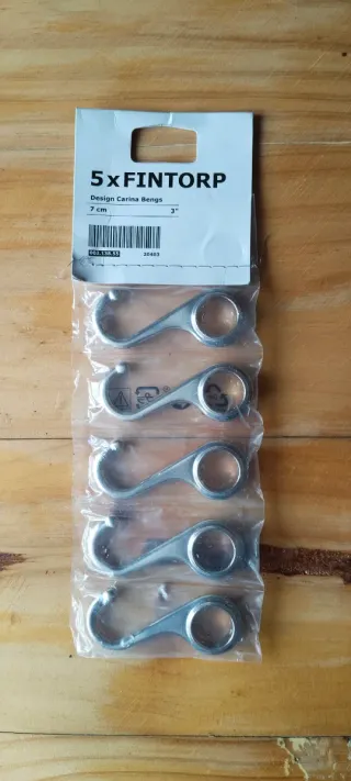 5 Ganchos IKEA FINTORP