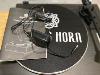 Giradischi Bluetooth Angels Horn con Altoparlanti