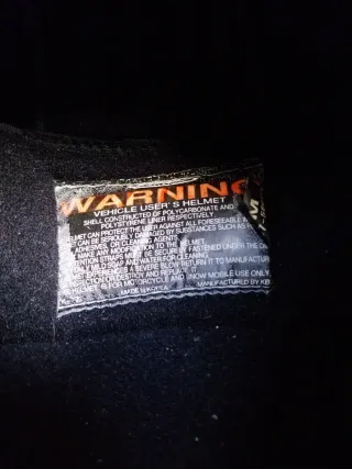 Casco de moto integral KBC