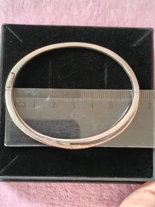 Pulsera Pandora plata con pedrería