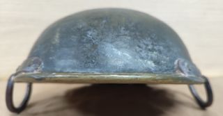 Olla Antigua Latón Asas Hierro Siglo XIX