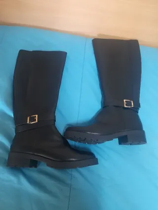 Botas altas mujer negras