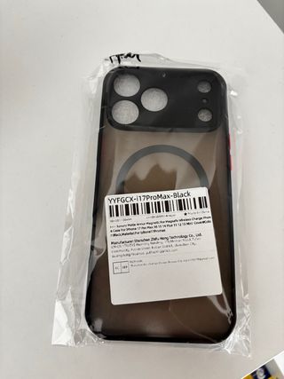 Funda iPhone 17 Pro Max Negra Magsafe