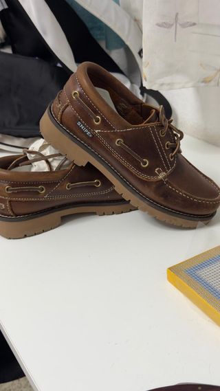 Zapatos náuticos Snipe marrones