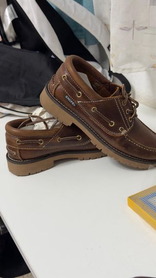 Zapatos náuticos Snipe marrones