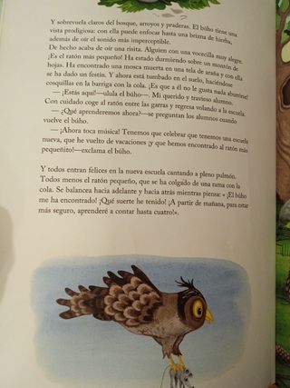 El búho se va de vacaciones, literatura infantil
