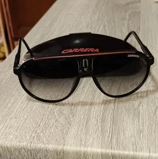 Gafas Carrera Vintage Negra Roja
