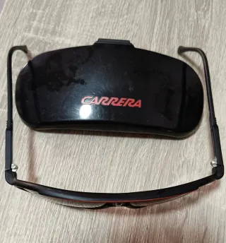 Gafas Carrera Vintage Negra Roja