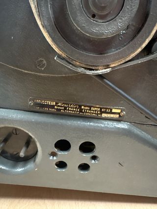 Proyector Antiguo 8mm Heurtier Gris