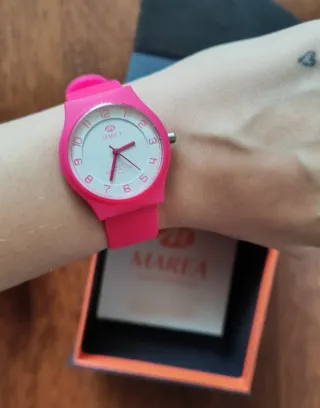 Reloj de pulsera rosa Marea