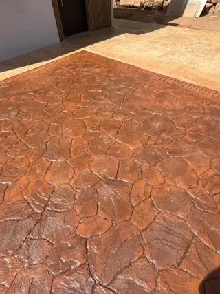 Hormigón impreso para exteriores