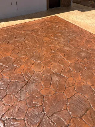 Hormigón impreso para exteriores