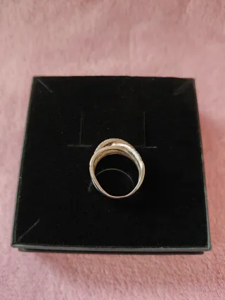 Anillo Pandora plata y pedrería