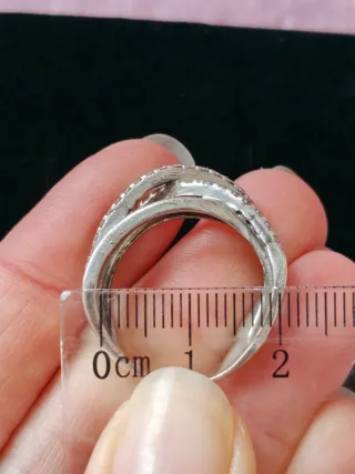 Anillo Pandora plata y pedrería