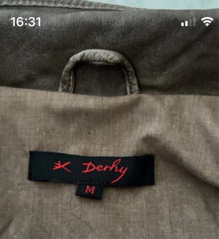 Cazadora piel marrón