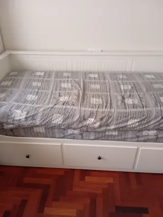 Cama nido Ikea Hemnes blanca