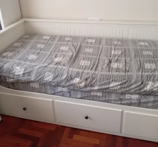 Cama nido Ikea Hemnes blanca