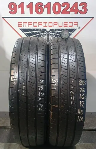205 75 16C R KUMHO RUEDA AL 90% VIDA UTIL