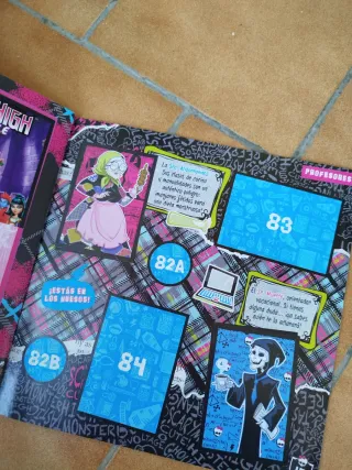 Álbum Cromos Monster High 1ª Generación Panini