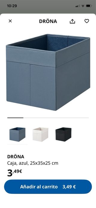 Estantería Billy Ikea y 2 Cajas. Sin estrenar.