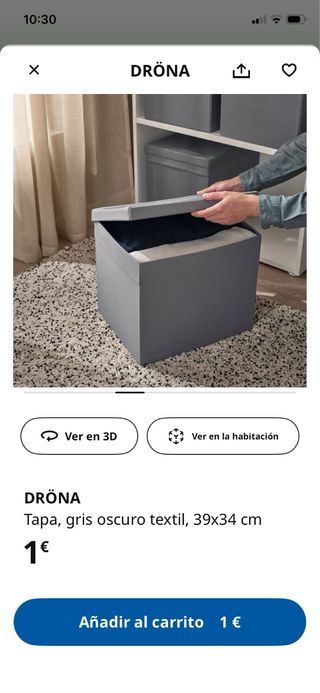 Estantería Billy Ikea y 2 Cajas. Sin estrenar.