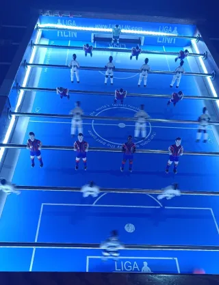 Futbolín Sam con Luz led
