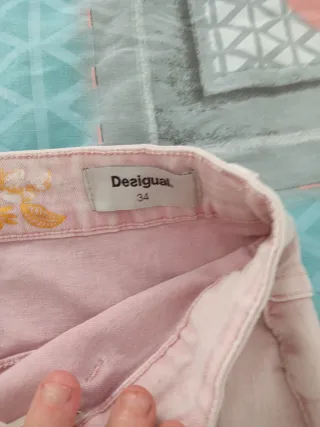 Falda Desigual Rosa con Flamenco