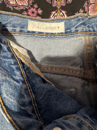 Pantalón vaquero Zara azul