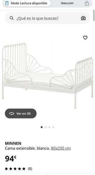 Cama infantil MINNEN IKEA 200x80