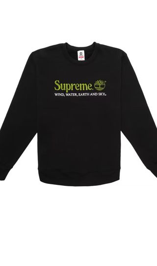 Supreme x Timberland Sudadera Negra XL