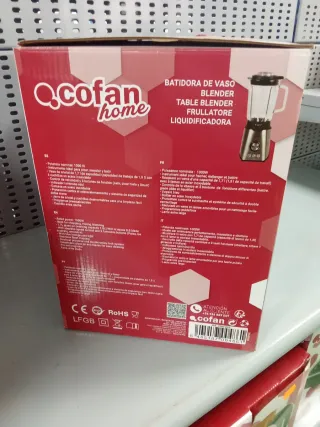 Batidora de Vaso Cofán 1000W