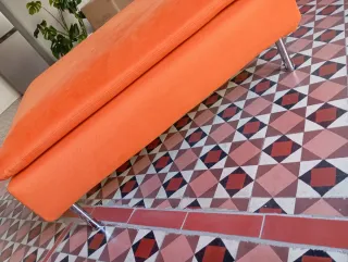 Puff Ikea Naranja 93×93×40