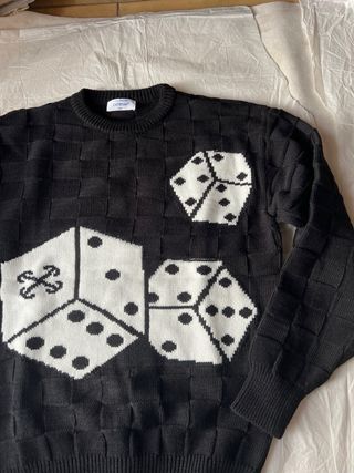 Maglione Off-White con Dadi